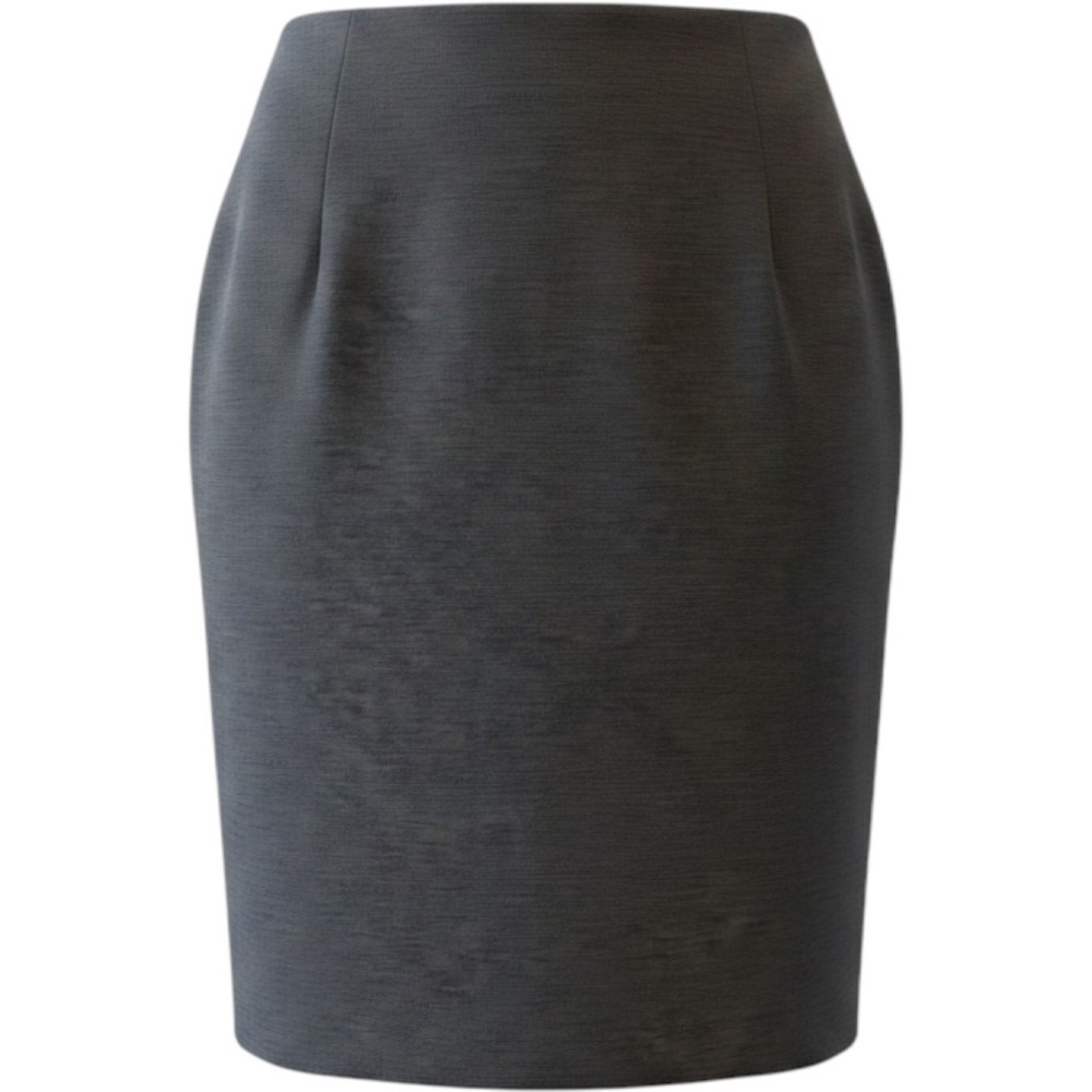 Evan-Picone Grey Textured Pencil Skirt Size 14 Knee Length Professional Office